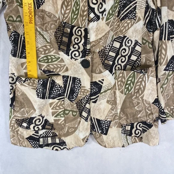 3/$15 Vintage Maren‎ Petite Small single button light Cardigan Top made in USA - Picture 7 of 8